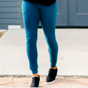 ZYIA Dark Emerald Sleepover Sweats